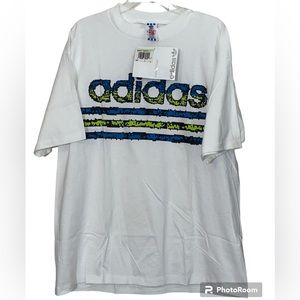 Rare!! NWT Vintage 90s adidas big logo swag sportswear.